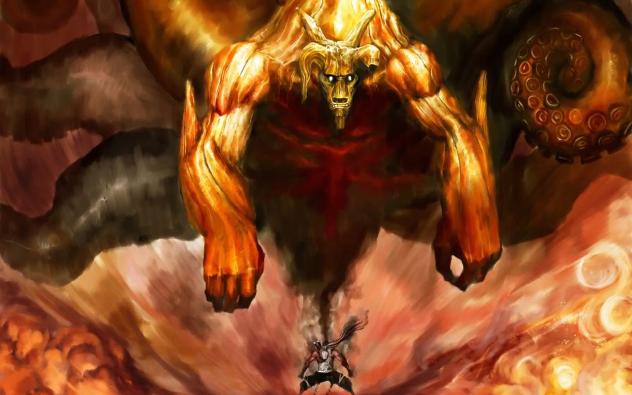 download gambar Eight Tailed Ox